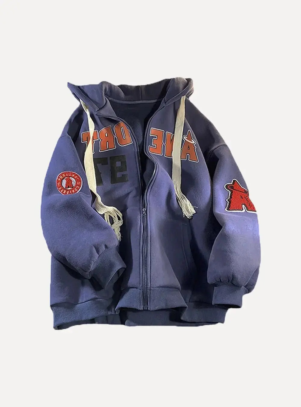 Comfy Zip-Up Hoodie - Aleksandrov - Y2K - Vintage Clothing