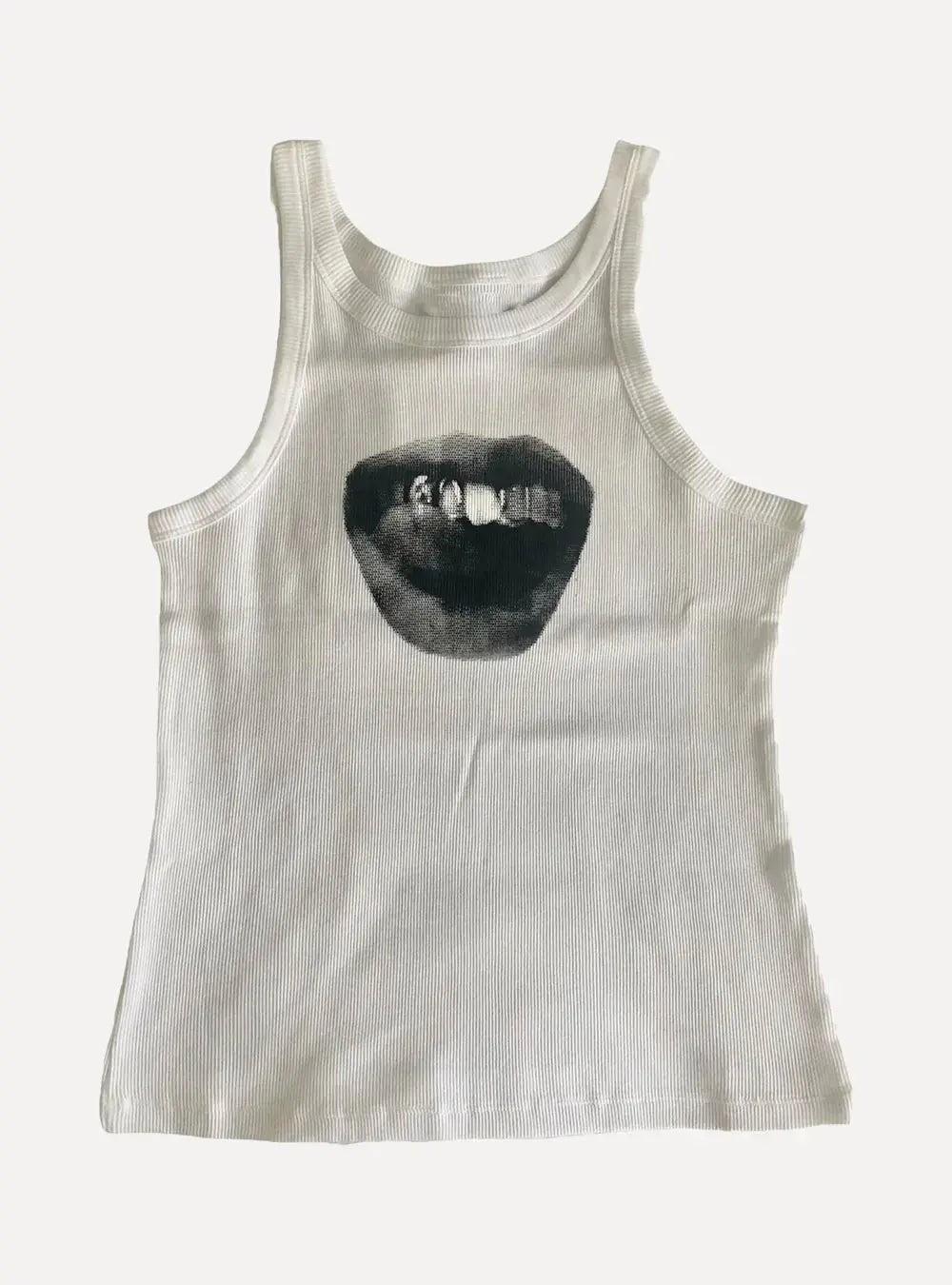 "Flavorful Lips" Top - Aleksandrov - Y2K - Vintage Clothing