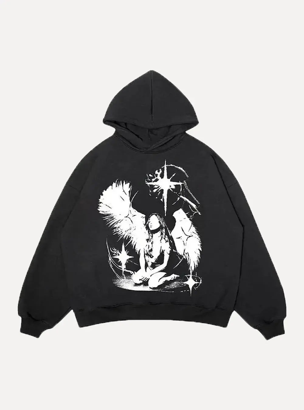 Opium Angel Cry Hoodie - Aleksandrov - Y2K - Vintage Clothing