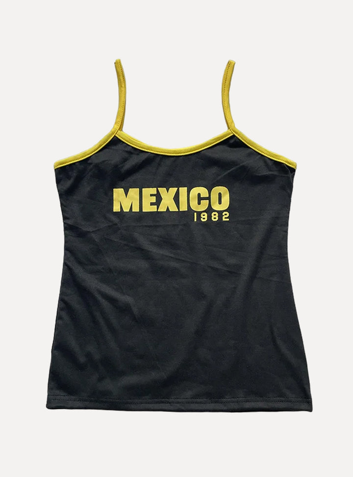 Y2K Sleeveless Mexico Top