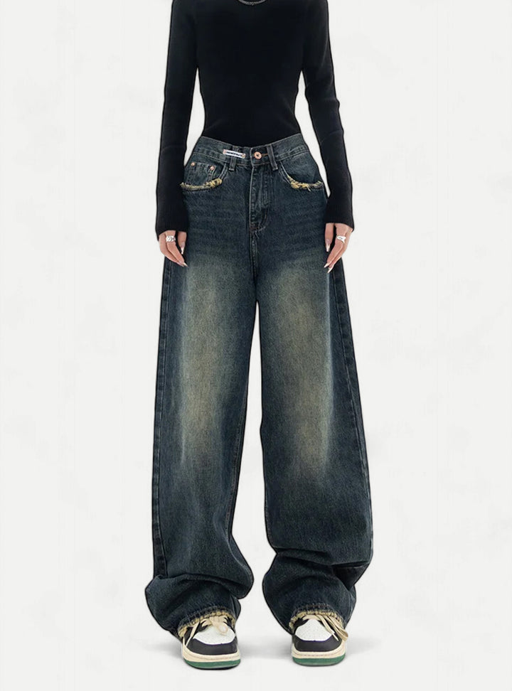 Y2K Wide Leg Baggy Jeans